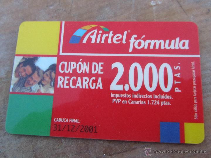 Tarjetas telef&oacute;nicas de colecci&oacute;n: TARJETA AIRTEL - Foto 1