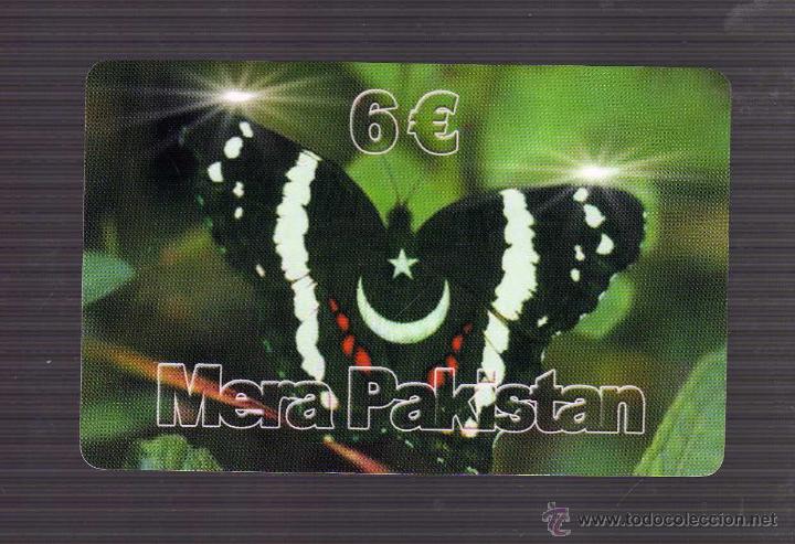 Carte telefoniche di collezione: TARJETA TELEF&Oacute;NICA USADA MERA PAKIST&Aacute;N 6&euro;
