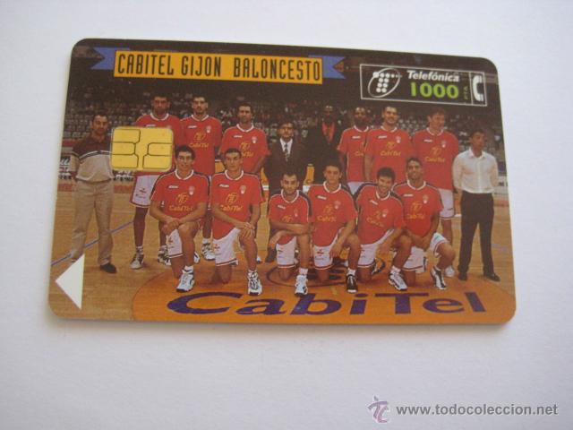 Carte telefoniche di collezione: TARJETA TELEFONICA DE ESPA&Ntilde;A. BALONCESTO GIJ&Oacute;N. .
