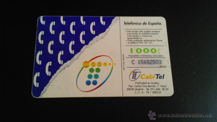 Tarjetas telef&oacute;nicas de colecci&oacute;n: TARJETA TELEFONICA - Foto 2
