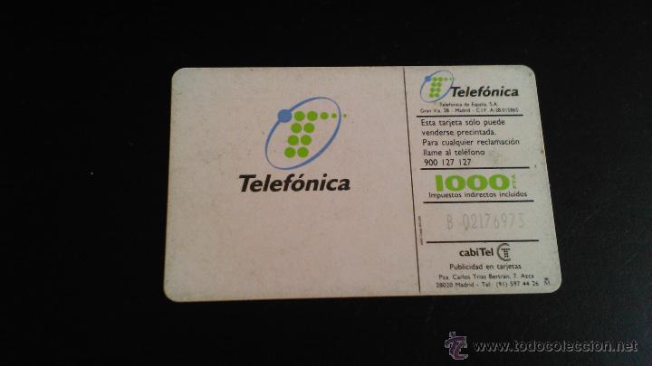 Tarjetas telef&oacute;nicas de colecci&oacute;n: TARJETA TELEFONICA - Foto 2