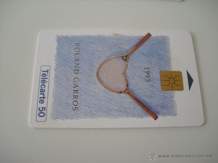 Cart&otilde;es de telefone de cole&ccedil;&atilde;o: Tarjeta telef&oacute;nica Roland Garros 1995. Tel&eacute;fono.