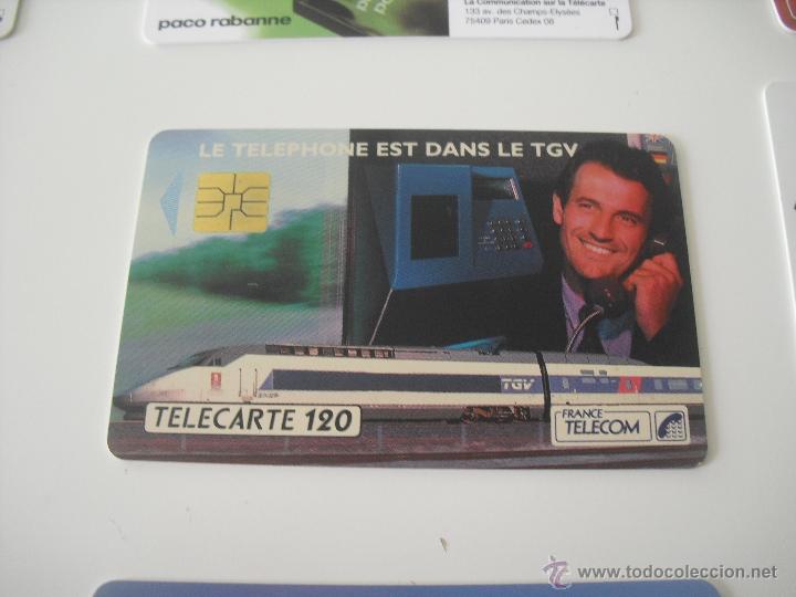 Tarjetas telef&oacute;nicas de colecci&oacute;n: Tarjeta telef&oacute;nica France Telecom. TGV Tel&eacute;fono.