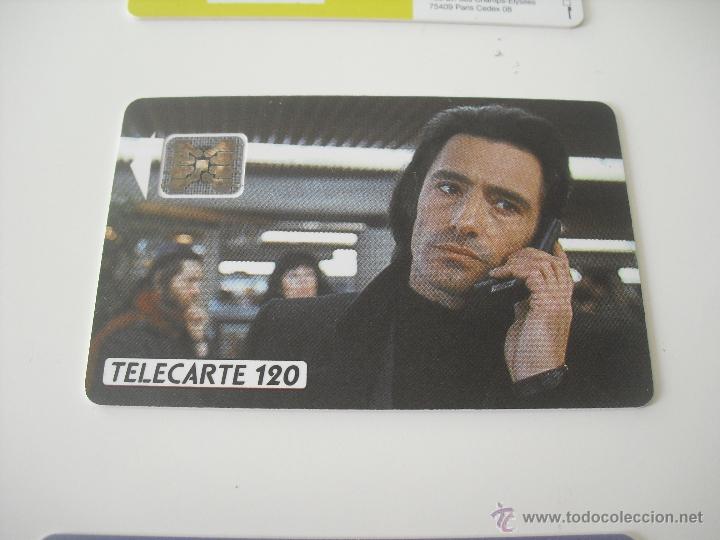 Tarjetas telef&oacute;nicas de colecci&oacute;n: Tarjeta telef&oacute;nica .Telephone es Cinema. Gerard Lanvin. La belle Historie. France Telecom. Tel&eacute;fono.