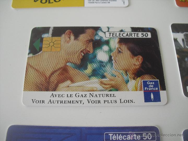 Tarjetas telef&oacute;nicas de colecci&oacute;n: Tarjeta telef&oacute;nica. .Gaz de France. Gaz Naturel France Telecom. Tel&eacute;fono.
