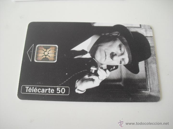 Tarjetas telef&oacute;nicas de colecci&oacute;n: Tarjeta telef&oacute;nica. Telephone et Cinema. jean Gabin. France Telecom. Tel&eacute;fono.