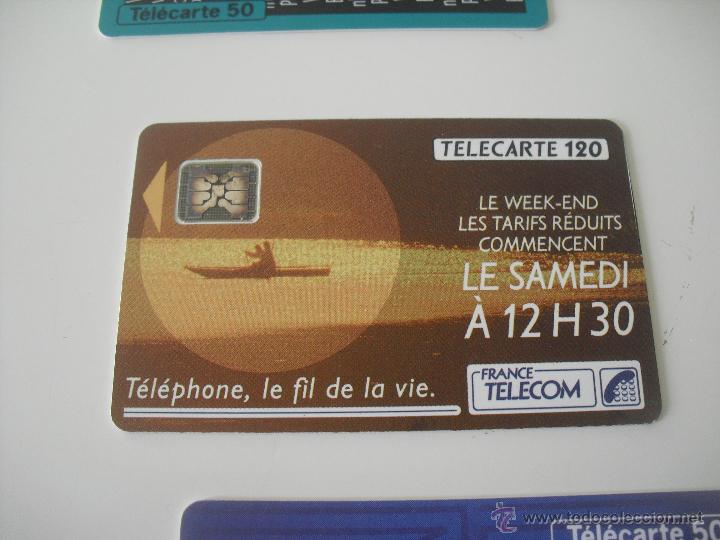 Tarjetas telef&oacute;nicas de colecci&oacute;n: Tarjeta telef&oacute;nica. Le Samedi. France Telecom. Tel&eacute;fono.