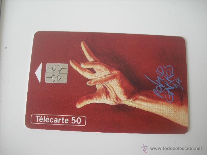 Tarjetas telef&oacute;nicas de colecci&oacute;n: Tarjeta telef&oacute;nica. France Telecom. Tel&eacute;fono. Roland Garros 1994
