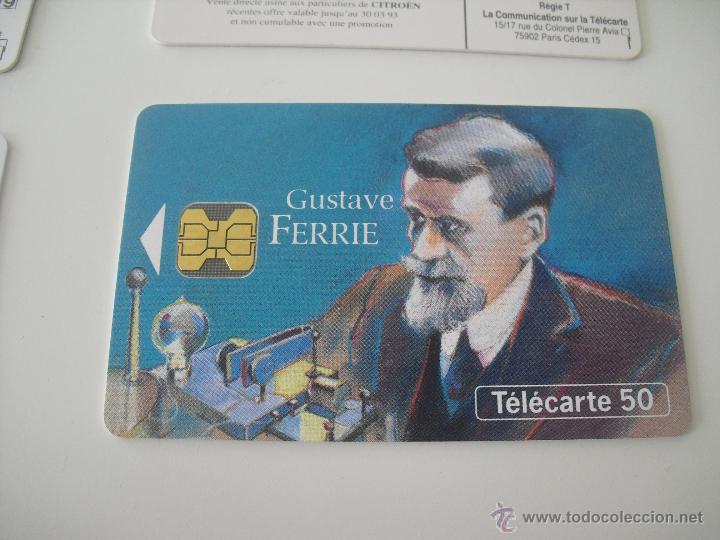 Tarjetas telef&oacute;nicas de colecci&oacute;n: Tarjeta telef&oacute;nica. France Telecom. Tel&eacute;fono.Gustave Ferrie les Grandes Fig.des Telecommunications