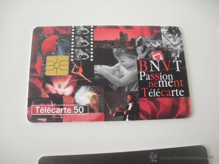 Tarjetas telef&oacute;nicas de colecci&oacute;n: Tarjeta telef&oacute;nica. France Telecom. Tel&eacute;fono. BNVT. Bureau National de Vente des Telecartes