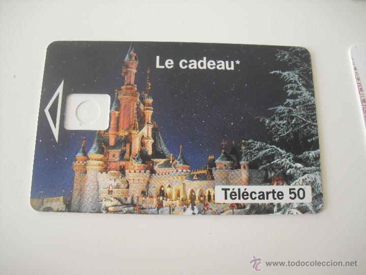 Tarjetas telef&oacute;nicas de colecci&oacute;n: Tarjeta telef&oacute;nica. France Telecom. Tel&eacute;fono. Le cadeau. Euro Disney