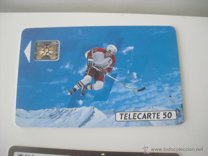 Collection telephone cards: Tarjeta telef&oacute;nica. France Telecom. Tel&eacute;fono.... Alberville 92. Jeux Olympiques Juegos olimpicos..