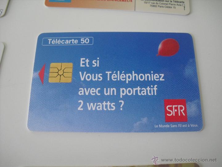 Collection telephone cards: Tarjeta telef&oacute;nica. France Telecom. Tel&eacute;fono. SFR