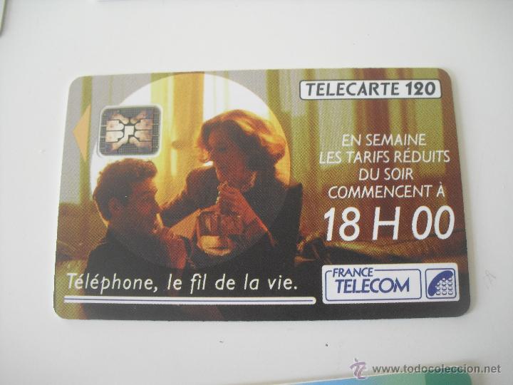Collection telephone cards: Tarjeta telef&oacute;nica. France Telecom. Tel&eacute;fono. le fil de la vie