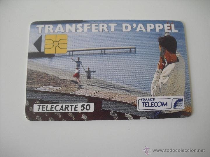 Collection telephone cards: Tarjeta telef&oacute;nica. France Telecom. Tel&eacute;fono. Transfert D'Appel