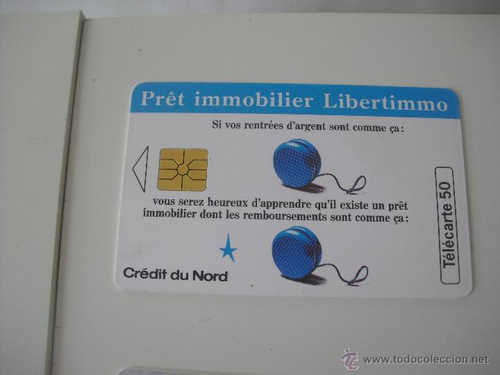 Sammlung von Telefonkarten: Tarjeta telef&oacute;nica. France Telecom. Tel&eacute;fono. Credit Du nord