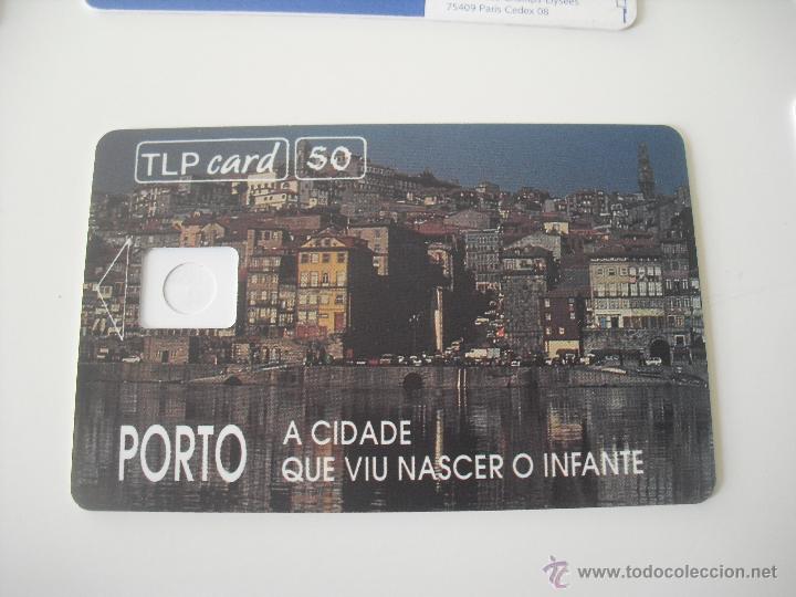 Sammlung von Telefonkarten: Tarjeta telef&oacute;nica. Tel&eacute;fono. Porto. TLP Card. telefones de Lisboa Infante 94