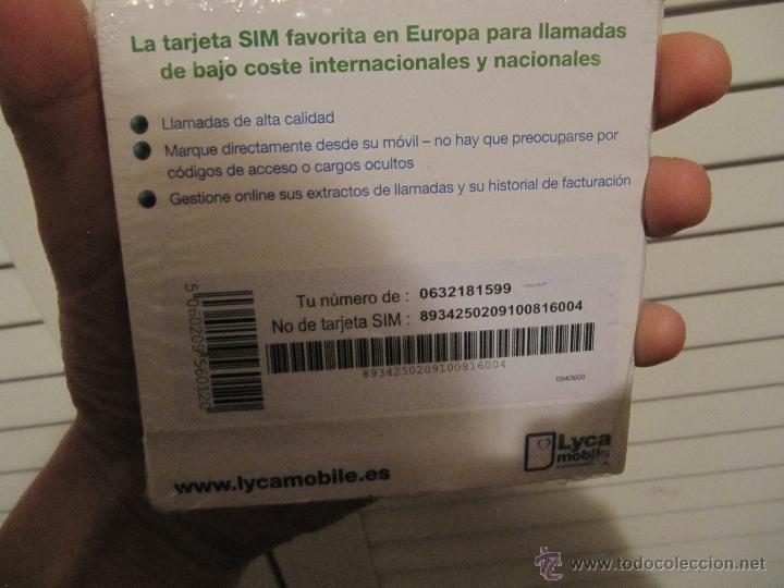 Tarjetas telef&oacute;nicas de colecci&oacute;n: TARJETA LYCA MOBILE - Foto 2