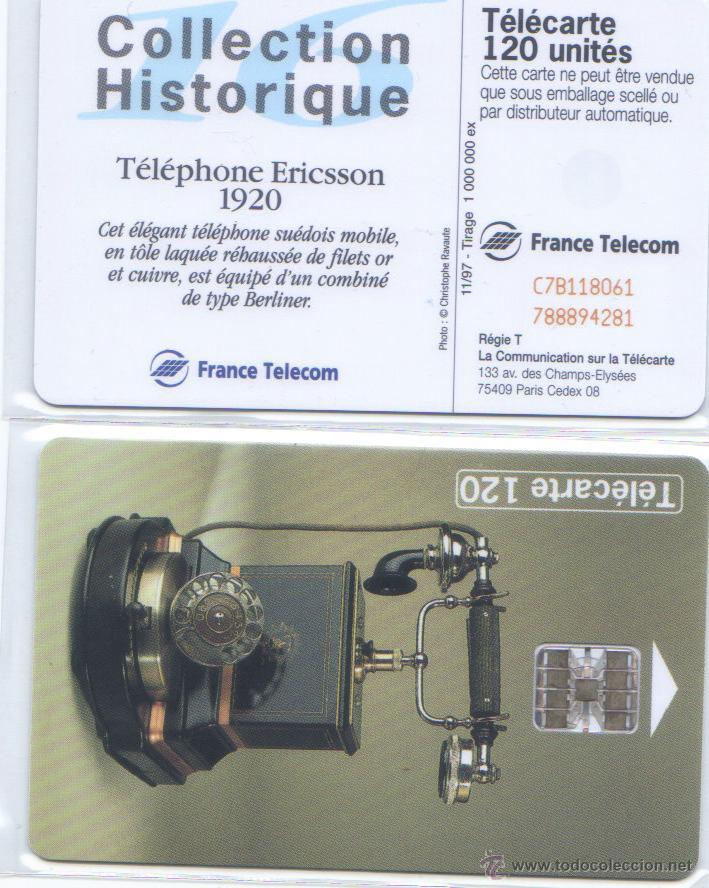 Collection telephone cards: TARJETA TELEFONICA TELECARTE 120 TELEFONO ANTIGUO TT