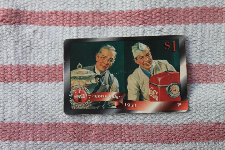 Carte telefoniche di collezione: TARJETA DE TELEFONO DE COCA COLA