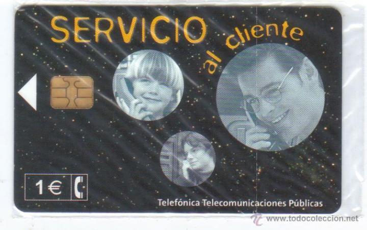 Carte telefoniche di collezione: TARJETA TELEFONICA ESPA&Ntilde;A SERVICIO AL CLIENTE 2002 NUEVA PRECINTADA 1 EURO e89