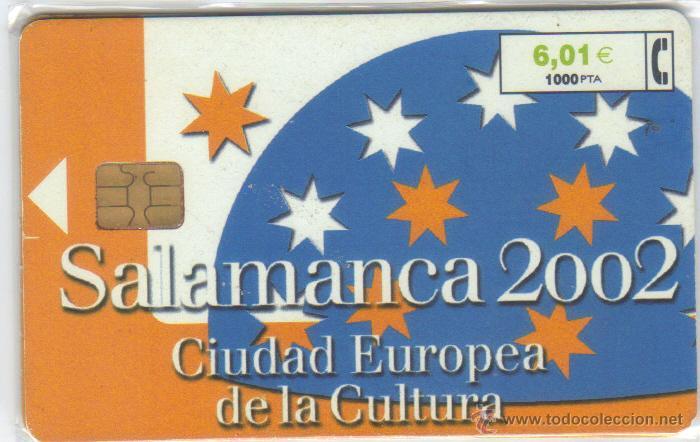 Carte telefoniche di collezione: SALAMANCA 2002 CIUDAD EUROPEA DE LA CULTURA VER DETALLE TT