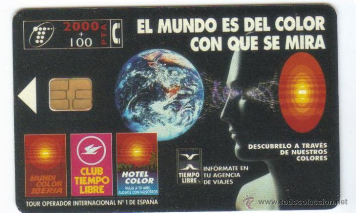 Tarjetas telef&oacute;nicas de colecci&oacute;n: EL MUNDO DEL COLOR CON QUE SE MIRA 4/ 1998 VER DETALLE