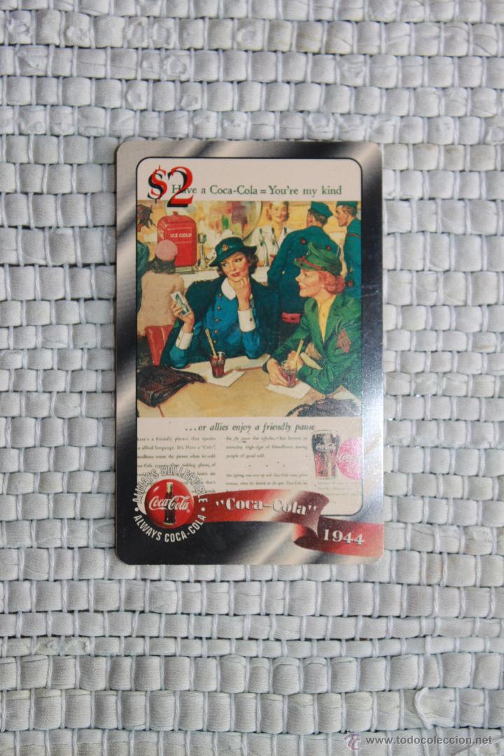 Carte telefoniche di collezione: TARJETA DE TELEFONO DE COCA COLA