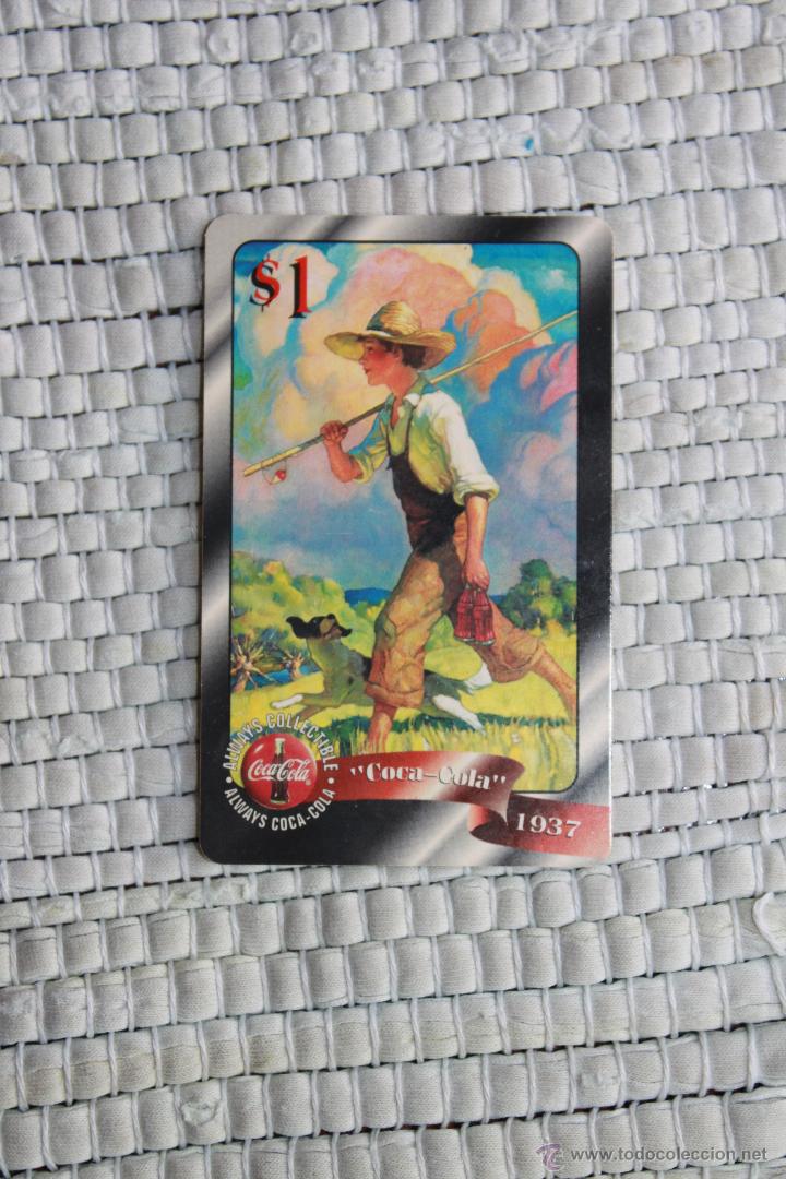 Carte telefoniche di collezione: TARJETA DE TELEFONO DE COCA COLA