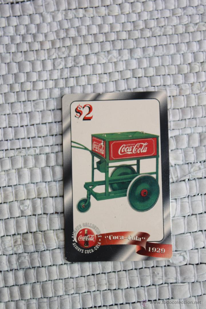 Carte telefoniche di collezione: TARJETA DE TELEFONO DE COCA COLA
