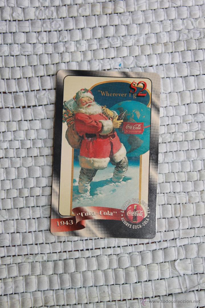 Carte telefoniche di collezione: TARJETA DE TELEFONO DE COCA COLA