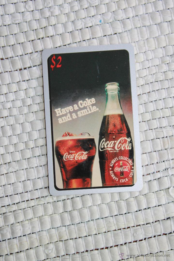 Carte telefoniche di collezione: TARJETA DE TELEFONO DE COCA COLA