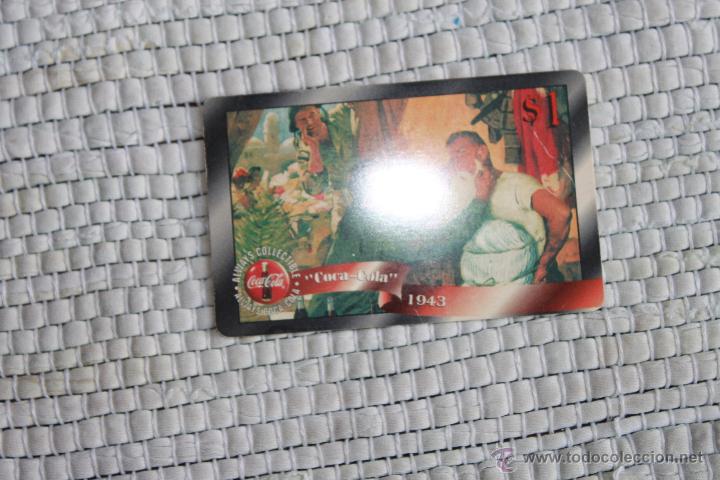 Carte telefoniche di collezione: TARJETA DE TELEFONO DE COCA COLA