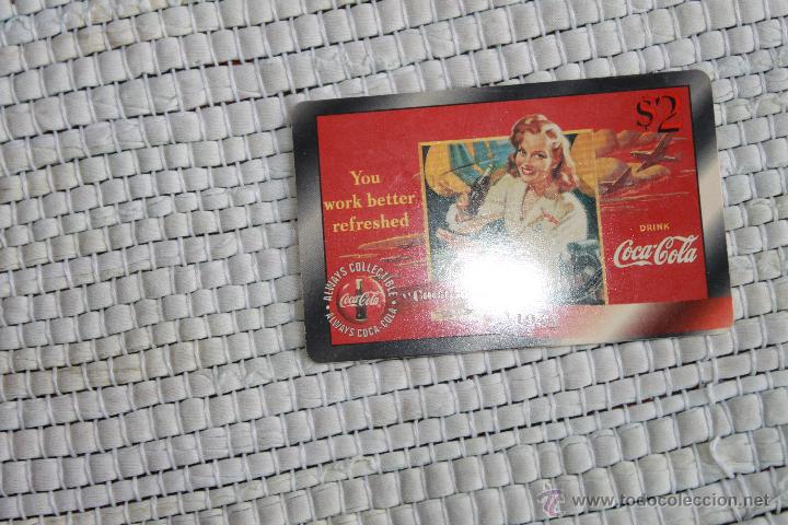 Carte telefoniche di collezione: TARJETA DE TELEFONO DE COCA COLA