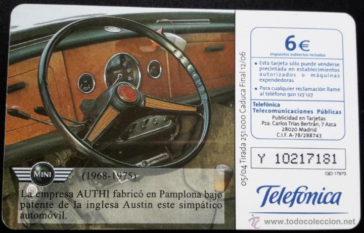 Tarjetas telef&oacute;nicas de colecci&oacute;n: Telef&oacute;nica Mini 6&euro; - Foto 2