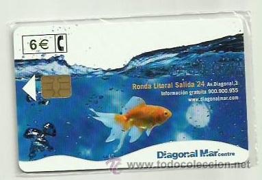 Cartes T&eacute;l&eacute;phoniques de collection: Tarjeta Telefonica Espa&ntilde;a - DIAGONAL MAR (en precinto original) Ref: 02-0076C valor facial