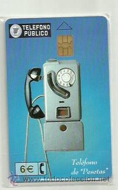 Cartes T&eacute;l&eacute;phoniques de collection: TARJETA TELEFONICA ESPA&Ntilde;A - TELEFONO PUBLICO (EN PRECINTO ORIGINAL) REF: 03-0006C VALOR FACIAL