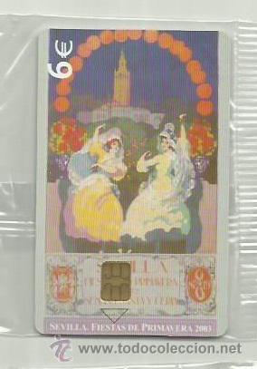Cartes T&eacute;l&eacute;phoniques de collection: TARJETA TELEFONICA ESPA&Ntilde;A - SEVILLA EN FIESTAS (EN PRECINTO ORIGINAL) REF: 03-0020E VALOR FACIAL