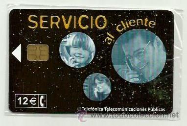 Cartes T&eacute;l&eacute;phoniques de collection: TARJETA TELEFONICA ESPA&Ntilde;A - SERVICIO AL CLIENTE (PRECINTO ORIGINAL) REF: 02-0025C VALOR FACIAL