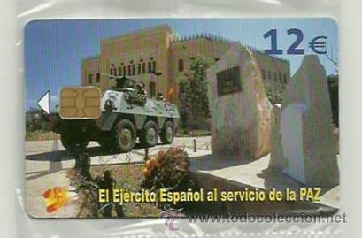 Cartes T&eacute;l&eacute;phoniques de collection: TARJETA TELEFONICA ESPA&Ntilde;A - EJERCITO ESPA&Ntilde;OL EN BOSNIA PRECINTO ORIGINAL REF: 03-0047E VALOR FACIAL