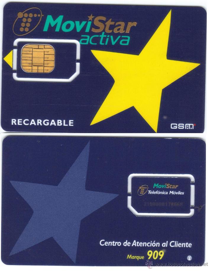 Carte telefoniche di collezione: ESPA&Ntilde;A TT TARJETA TELEFONICA GSM GEMPLUS ORO ESTRELLA MOVISTAR VER DETALLE