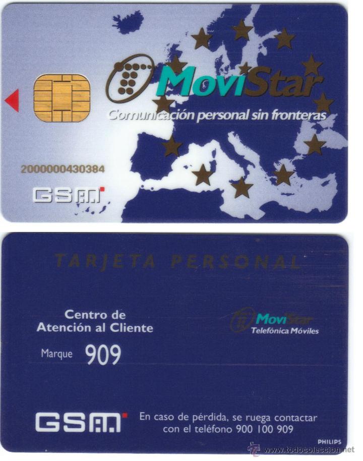 Carte telefoniche di collezione: ESPA&Ntilde;A TT TARJETA TELEFONICA GSM MOVISTAR PERSONAL CHIP VER DETALLE