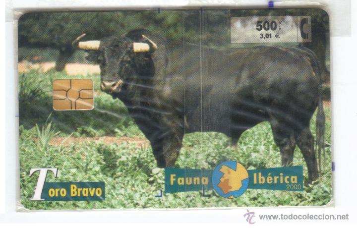 Carte telefoniche di collezione: ESPA&Ntilde;A TT TARJETA TELEFONICA FAUNA IBERICA TORO BRAVO NUEVA CON PRECINTO