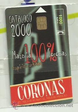 Carte telefoniche di collezione: TARJETA TELEFONICA ESPA&Ntilde;A - CORONAS - (EN PRECINTO ORIGINAL) REF: 01-0018B (VALOR FACIAL)