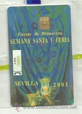 Carte telefoniche di collezione: TARJETA TELEFONICA ESPA&Ntilde;A - FIESTA DE PRIMAVERA -(EN PRECINTO ORIGINAL) REF: 01-0029B (VALOR FACIAL)