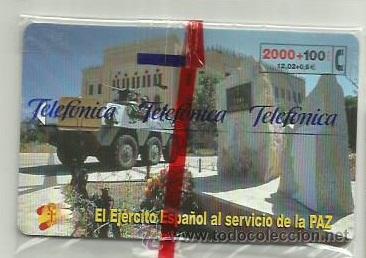 Carte telefoniche di collezione: TARJETA TELEFONICA ESPA&Ntilde;A - EJERCITO - (EN PRECINTO ORIGINAL) REF: 01-0039C (VALOR FACIAL)