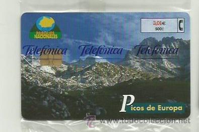 Carte telefoniche di collezione: TARJETA TELEFONICA ESPA&Ntilde;A - PICOS DE EUROPA - (EN PRECINTO ORIGINAL) REF: 01-0054C (VALOR FACIAL)