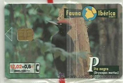 Carte telefoniche di collezione: TARJETA TELEFONICA ESPA&Ntilde;A - PITO NEGRO - (EN PRECINTO ORIGINAL) REF: 01-0070B (VALOR FACIAL)