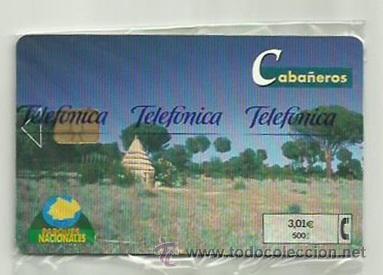 Carte telefoniche di collezione: TARJETA TELEFONICA ESPA&Ntilde;A - CABA&Ntilde;EROS -EN PRECINTO ORIGINAL REF: 01-0074C (VALOR FACIAL)