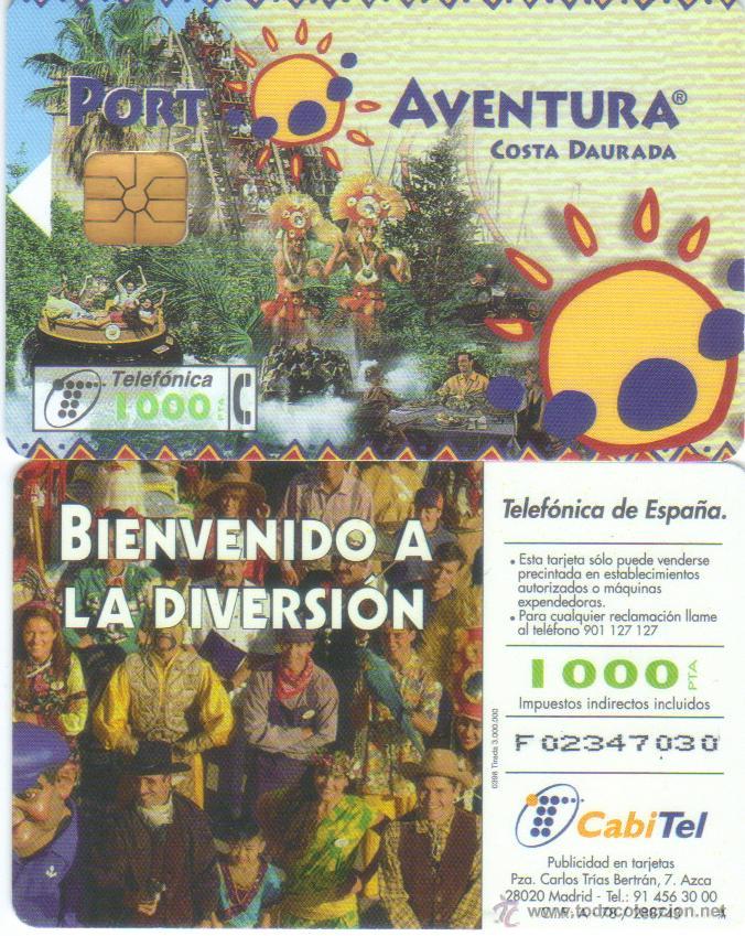 Carte telefoniche di collezione: ESPA&Ntilde;A TT TARJETA TELEFONICA PORT AVENTURA